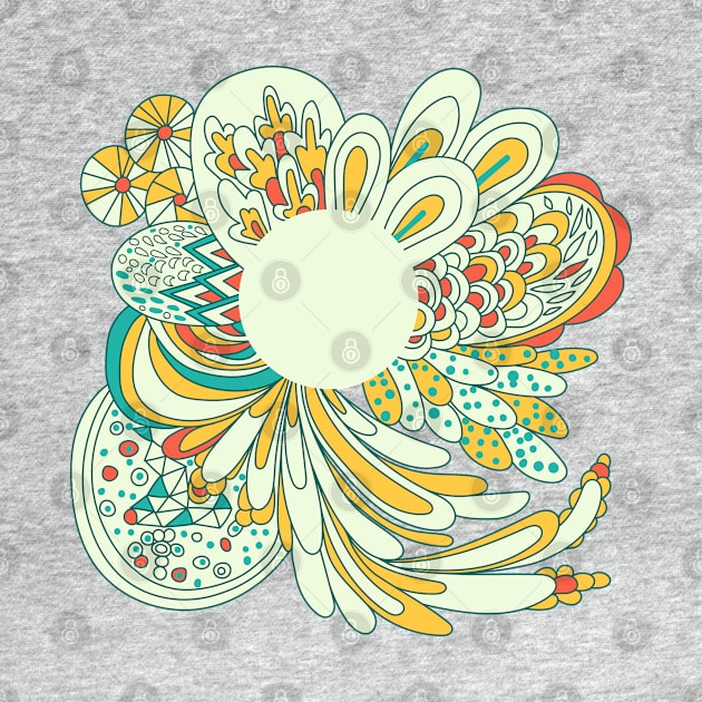 Abstract flower by Relaxing Positive Vibe